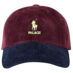 Thumbnail PALACE RALPH LAUREN CLASSIC POLO CAP CORDUROY RICH RUBY / AVIATOR NAVY one color