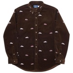 Thumbnail PALACE RALPH LAUREN EMBROIDERED CORD GTI SHIRT MOHICAN BROWN one color
