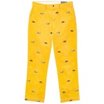 Thumbnail PALACE RALPH LAUREN EMBROIDERED CORD GTI CHINO PALAZZO YELLOW one color