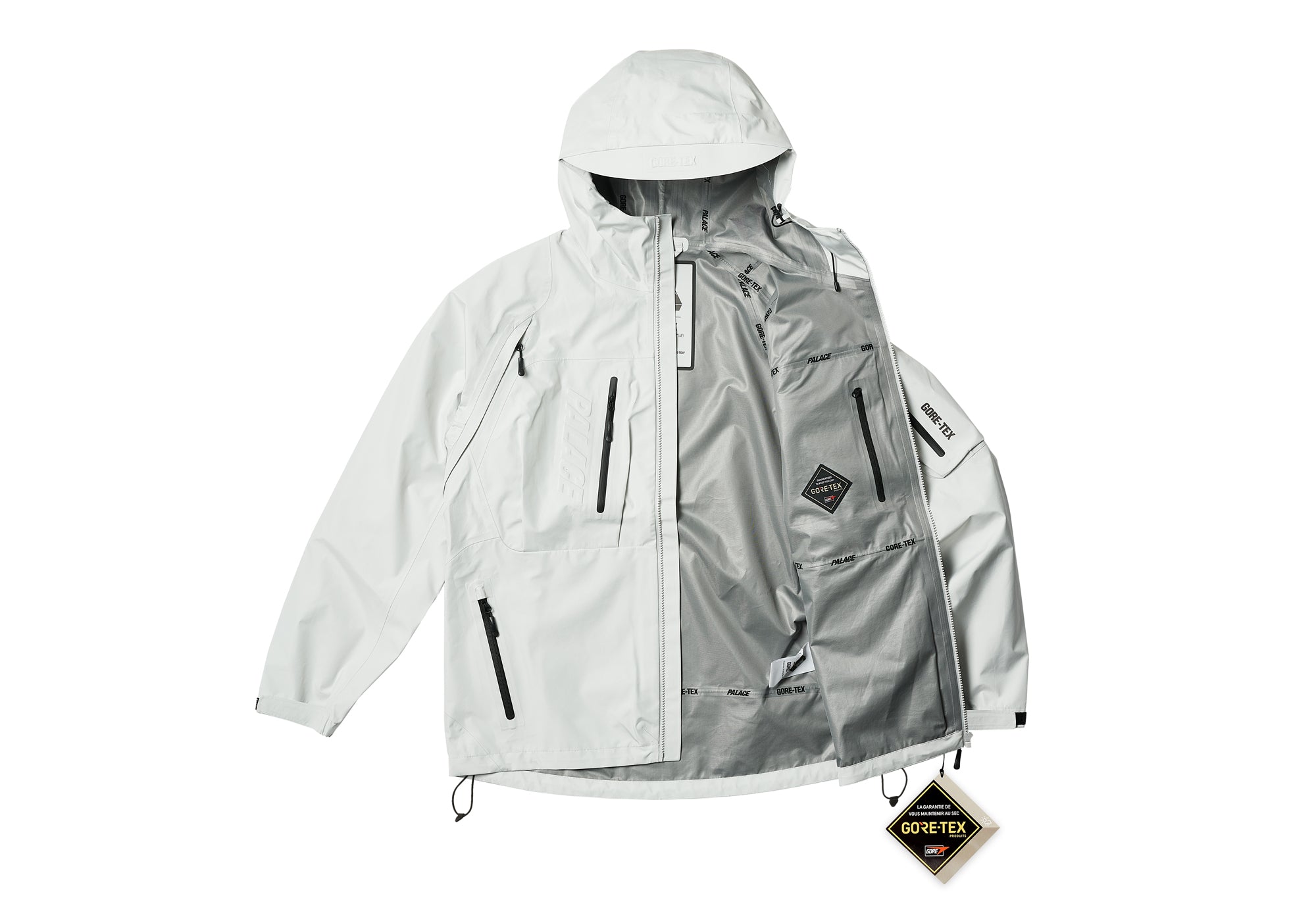 Gore-Tex Cargo Jacket White - Spring 2023 - Palace Community