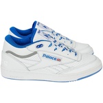 Thumbnail PALACE REEBOK CLUB C MID II REVENGE FOOTWEAR WHITE / COURT BLUE / PEWTER one color