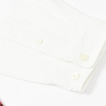 Thumbnail CHECK PANEL CHAMBRAY SHIRT WHITE one color