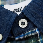 Thumbnail CHECK PANEL CHAMBRAY SHIRT INDIGO one color