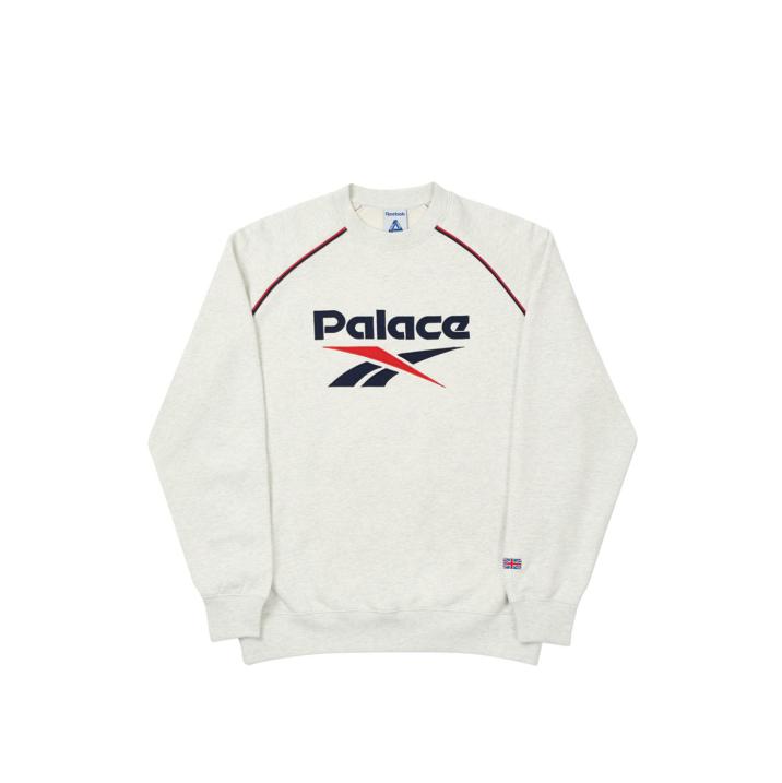 PALACE REEBOK CREW GREY MARL one color