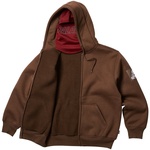 Thumbnail FACEMASK SHEARLING THERMAL HOOD BROWN one color