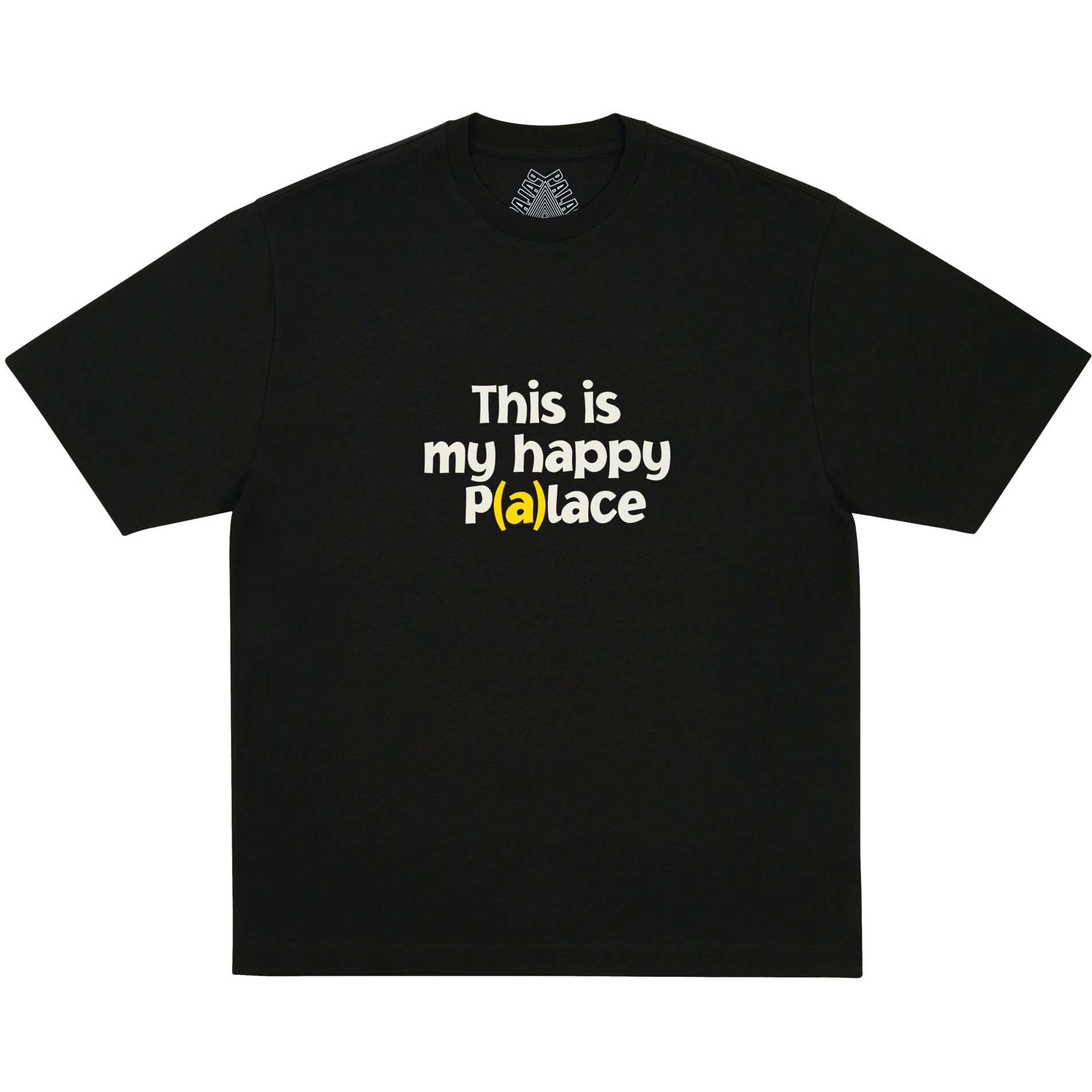 Thumbnail HAPPY PALACE T-SHIRT BLACK one color