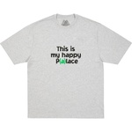 Thumbnail HAPPY PALACE T-SHIRT GREY MARL one color