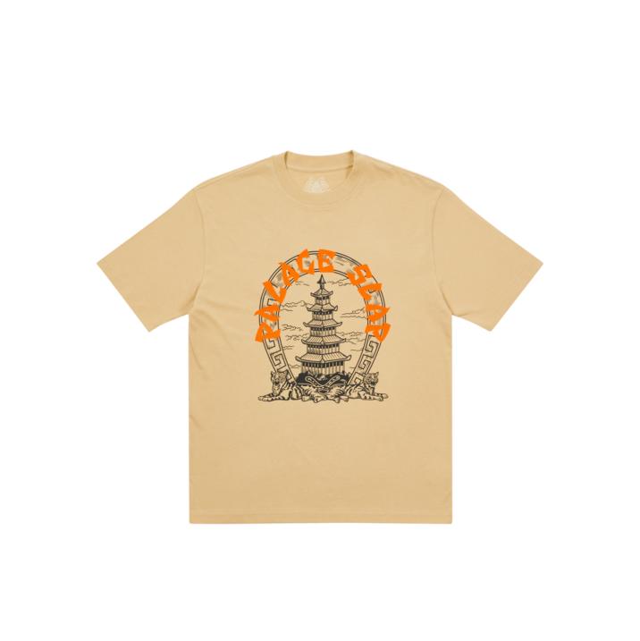 PALACE T-SHIRT SLAP PAGODA BEIGE one color