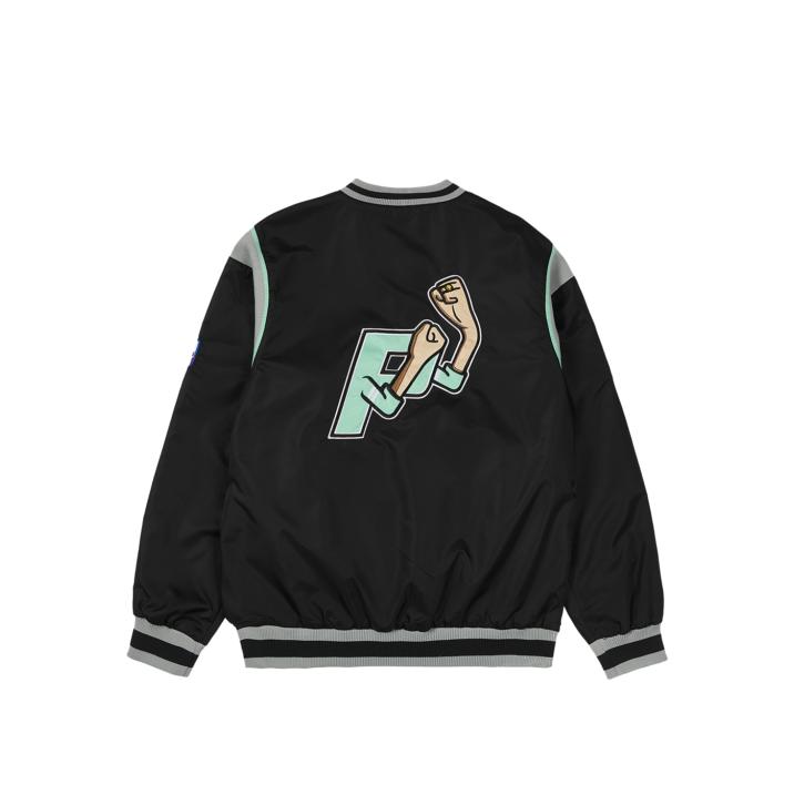 Thumbnail PALACE STARTER JERSEY CREW BLACK one color
