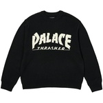 Thumbnail PALACE THRASHER KNIT BLACK one color