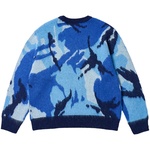 Thumbnail HAIRY CAMO KNIT WATER one color