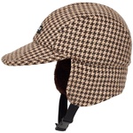 Thumbnail REVERSO EARFLAP 4-PANEL HOUNDSTOOTH BROWN one color