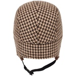 Thumbnail REVERSO EARFLAP 4-PANEL HOUNDSTOOTH BROWN one color