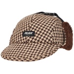 Thumbnail REVERSO EARFLAP 4-PANEL HOUNDSTOOTH BROWN one color
