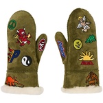 Thumbnail PALACE UGG SHEEPSKIN MITTEN BURNT OLIVE one color