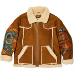 Thumbnail PALACE UGG SHEARLING JACKET CHESTNUT one color