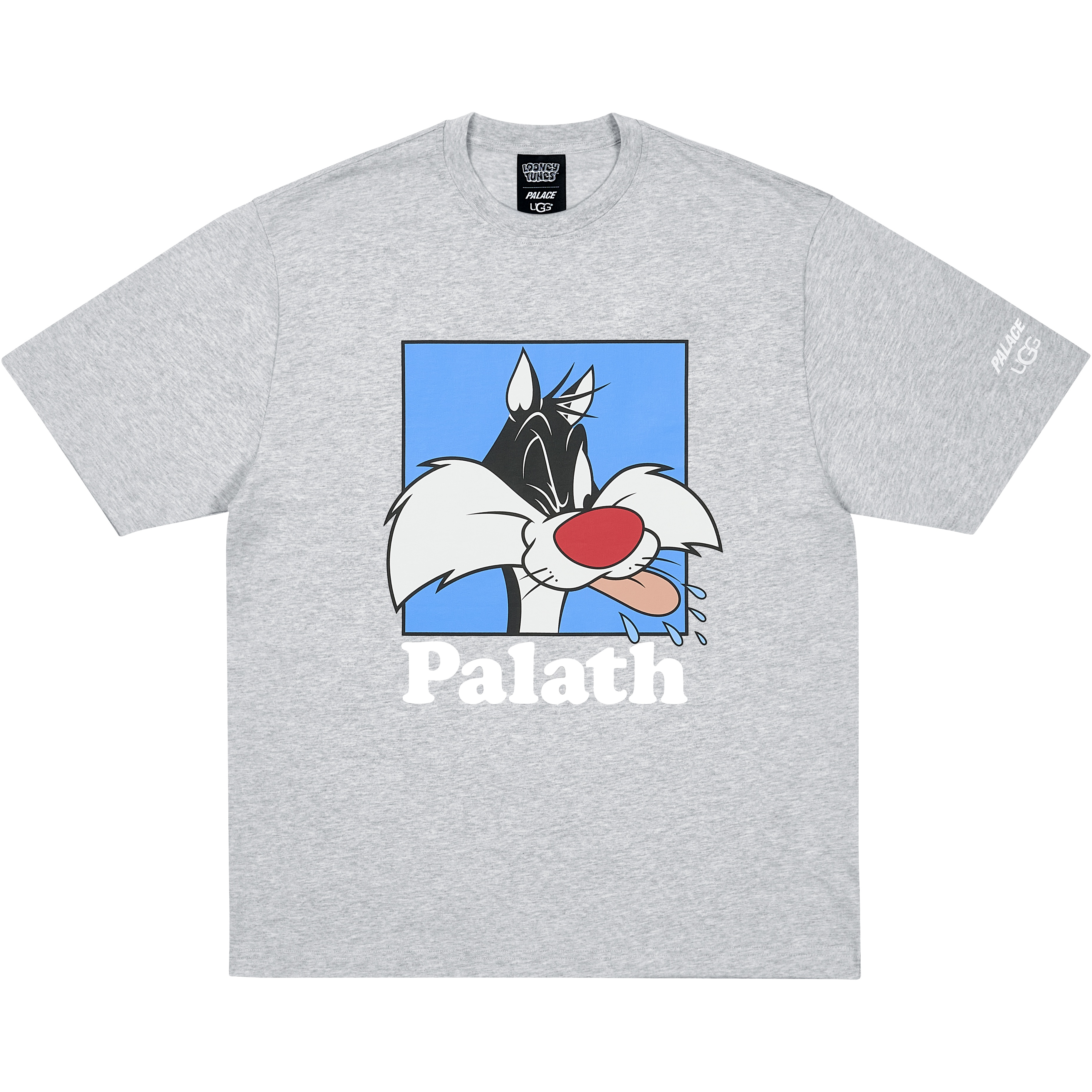 Palace PALACE UGG LOONEY TUNES T SHIRT GREY MARL