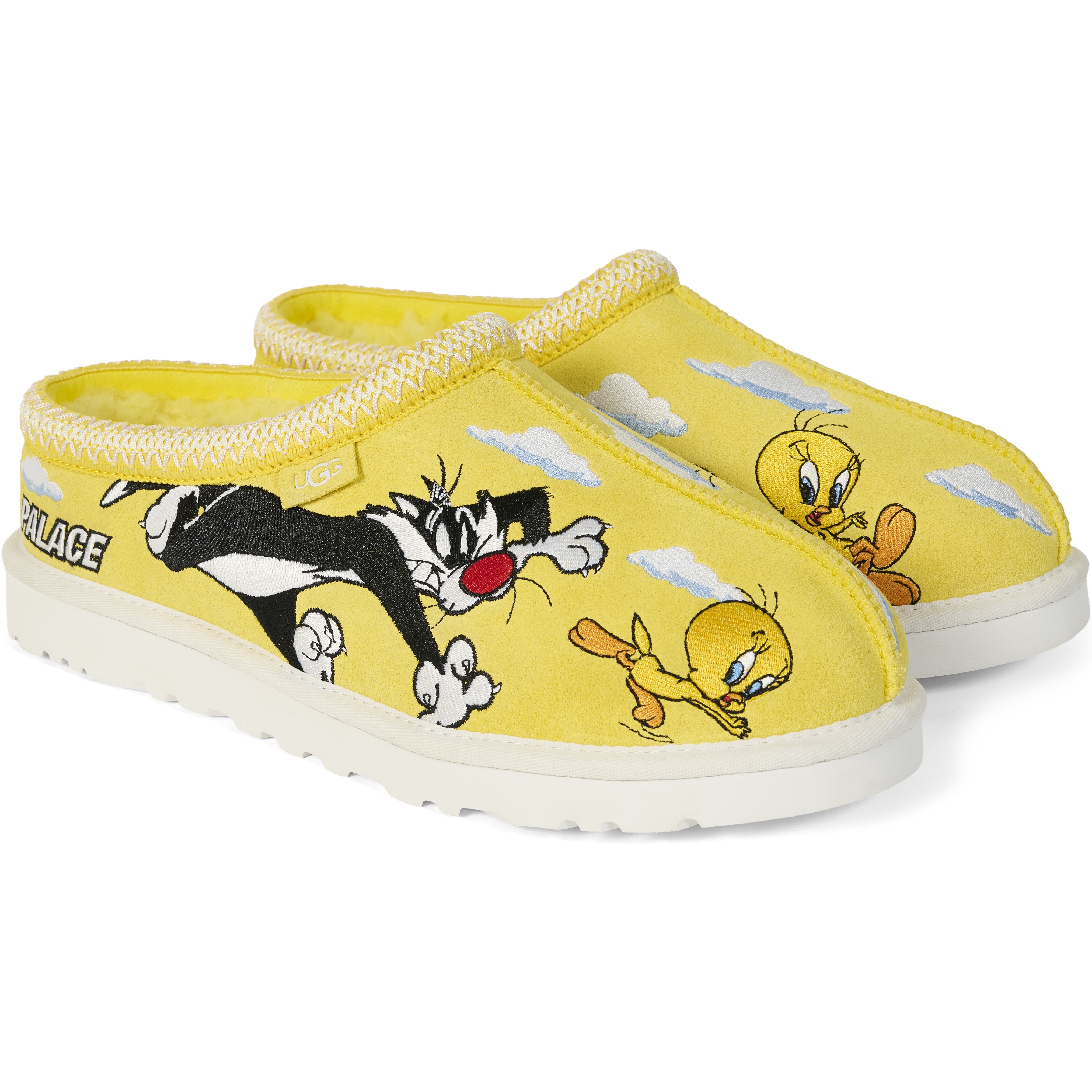 Palace PALACE UGG LOONEY TUNES TASMAN SLIPPER YELLOW