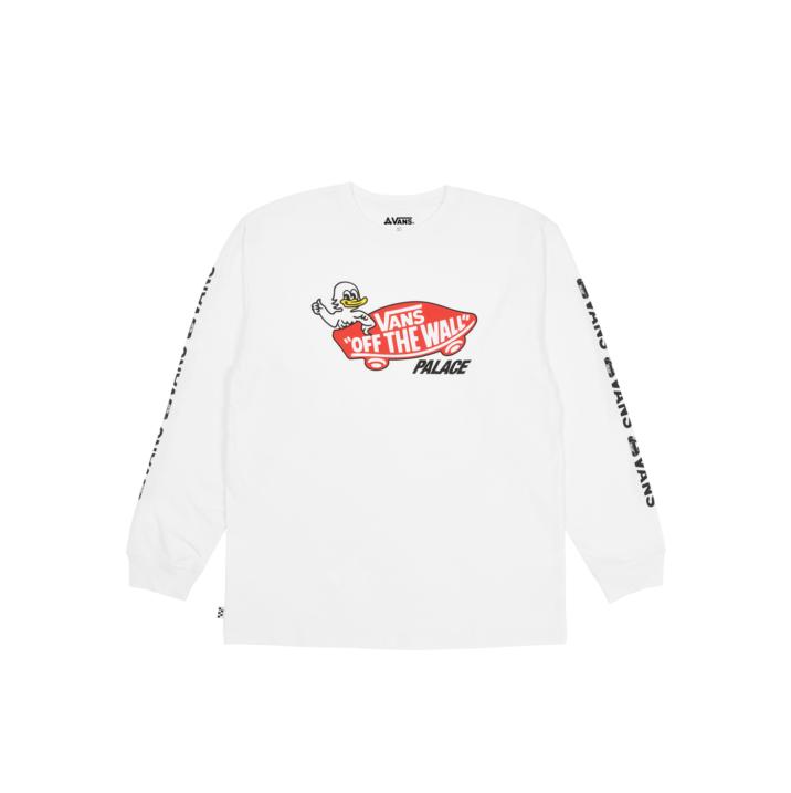 PALACE SHIRT LS VANS WHITE one color