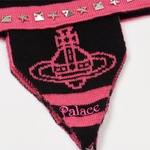 Thumbnail PALACE VIVIENNE WESTWOOD ORB KNIT EARFLAP BEANIE PINK / BLACK one color