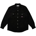 Thumbnail DROP SHOULDER CORD SHIRT BLACK one color