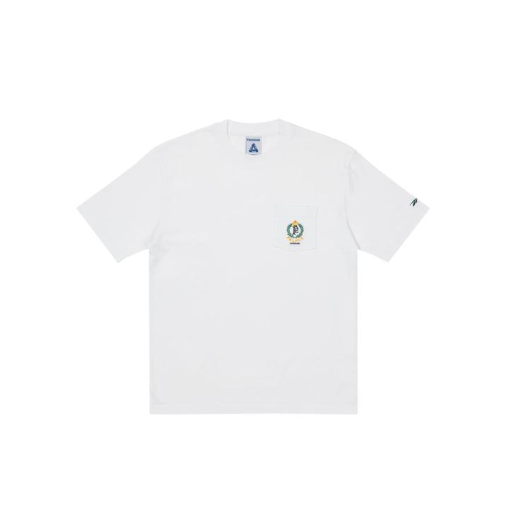 PALACE REEBOK T-SHIRT POCKET WHITE one color