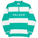 Thumbnail J STRIPE CREW GREEN / WHITE one color