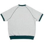 Thumbnail SHORT CREW GREY MARL / GREEN one color