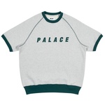 Thumbnail SHORT CREW GREY MARL / GREEN one color