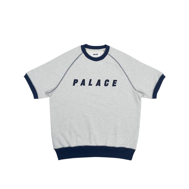 Palace SHORT CREW GREY MARL / NAVY