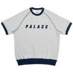 Thumbnail SHORT CREW GREY MARL / NAVY one color