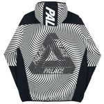 Thumbnail SWIRL HOOD JACKET BLACK / WHITE one color