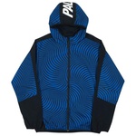 Thumbnail SWIRL HOOD JACKET BLUE / BLACK one color