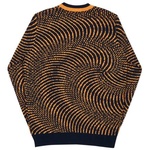 Thumbnail SWIRLY WURLY KNIT BLACK / ORANGE one color