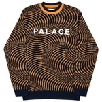 Thumbnail SWIRLY WURLY KNIT BLACK / ORANGE one color