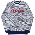 Thumbnail SWIRLY WURLY KNIT NAVY / WHITE one color