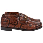 Thumbnail PALACE LOAFER MID DARK BROWN SNAKE PRINT one color
