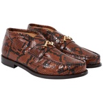 Thumbnail PALACE LOAFER MID DARK BROWN SNAKE PRINT one color