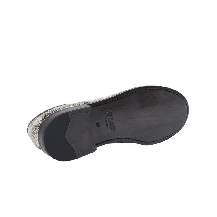 PALACE LOAFER MID GREY SNAKE PRINT one color