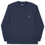 Thumbnail PJ'S POCKET LONGSLEEVE NAVY one color