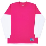Thumbnail SPLITTER LONGSLEEVE HOT PINK / WHITE one color