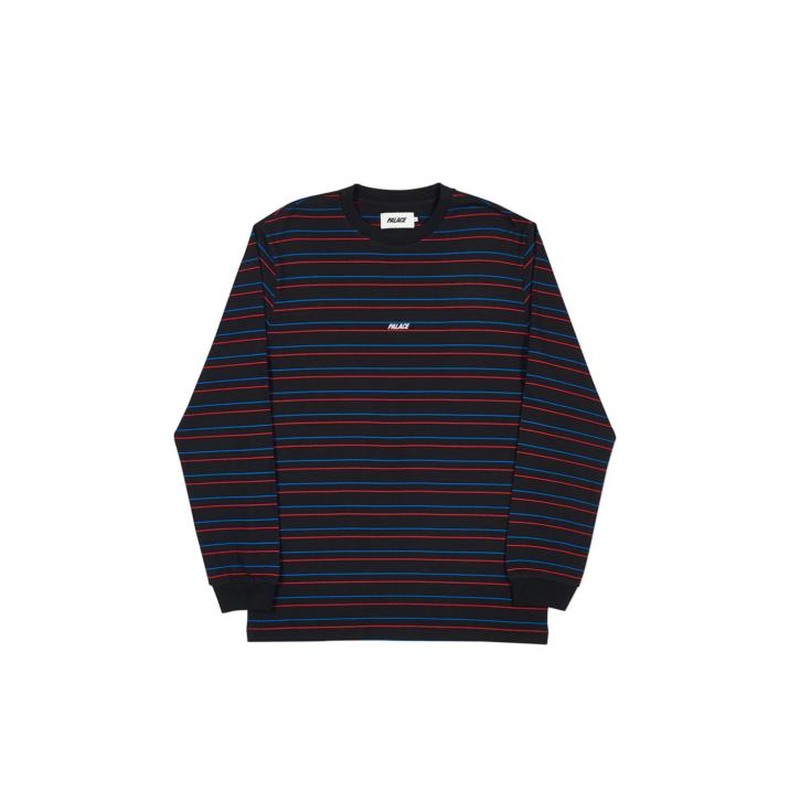 Thumbnail BASICALLY A STRIPE LONGSLEEVE BLACK one color
