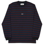 Thumbnail BASICALLY A STRIPE LONGSLEEVE BLACK one color