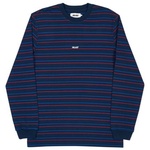 Thumbnail BASICALLY A STRIPE LONGSLEEVE NAVY one color