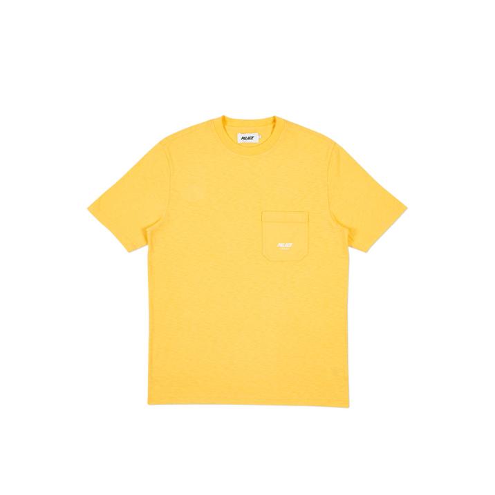 SLUB POCKET T-SHIRT YELLOW one color