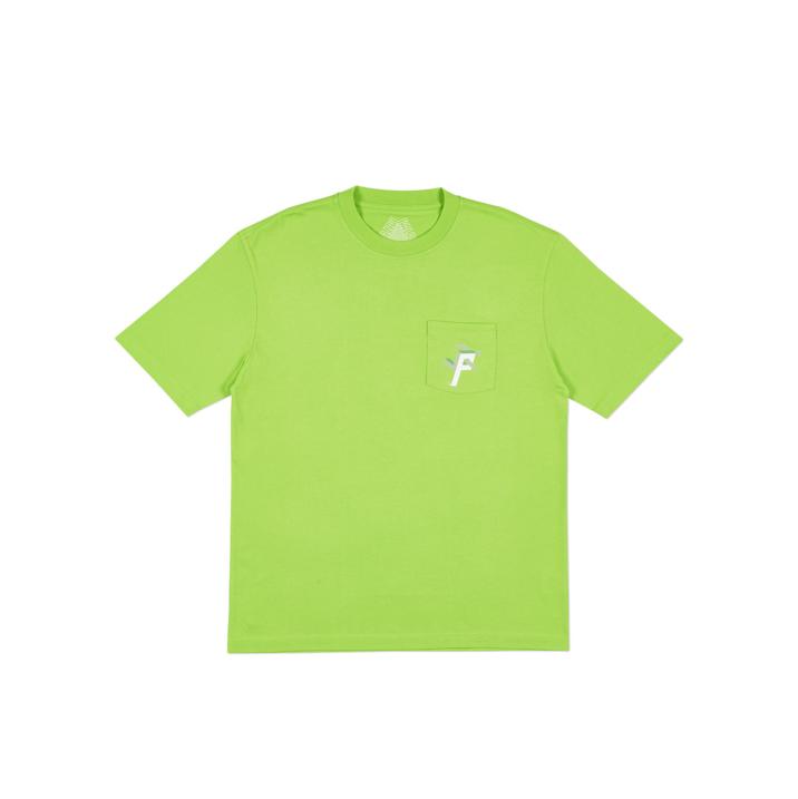 P MAN POCKET T-SHIRT LIME GREEN one color