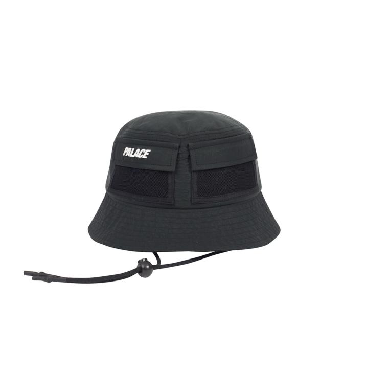 UTILITY SHELL BUCKET HAT BLACK one color