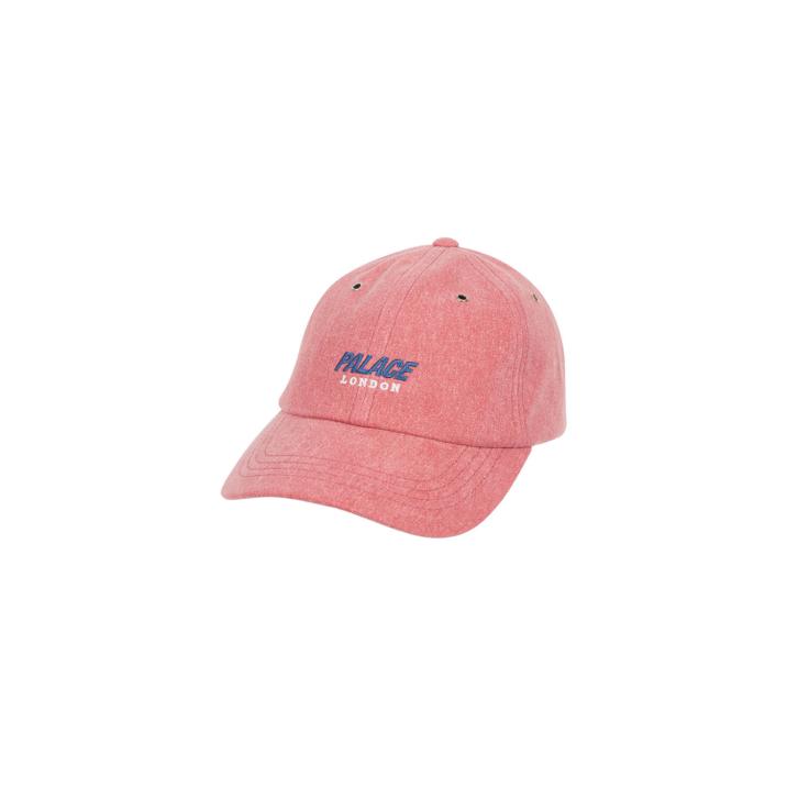P-CLIP 6-PANEL RED one color