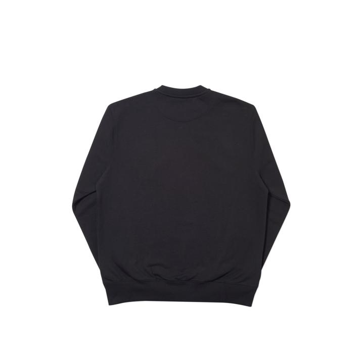 Thumbnail PALACE GATED COMMUNITY CREW BLACK one color