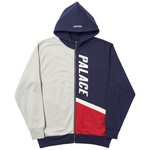 Thumbnail FLAGGO ZIP HOOD RED / WHITE / BLUE one color